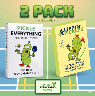 Pickle Everything Games - 2 Pack - Original Word Game + Flippin' Pickles Memory Game 